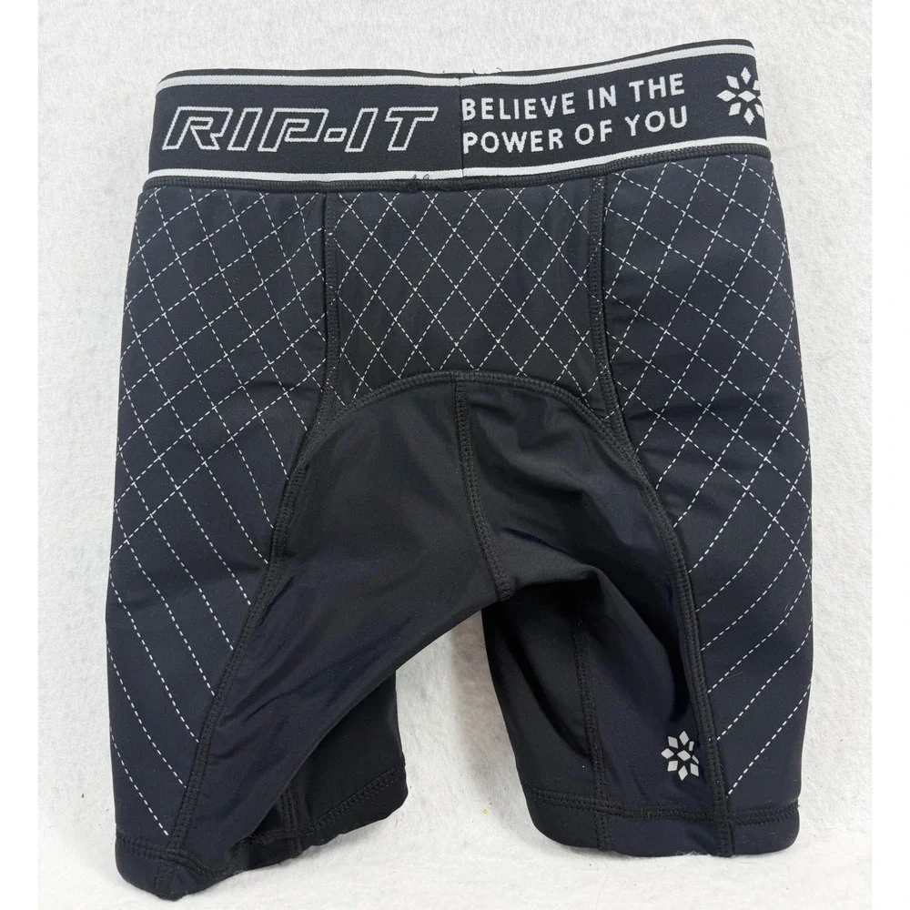 Rip-IT Girls Period Protection Youth Small Sliding Shorts Black Softball